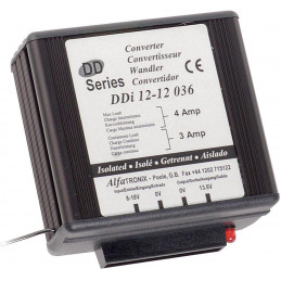 STABILISATEUR 12/12V 3A
SORTIE 13,6V +/-15%
Modèle : DDI 12-12 036