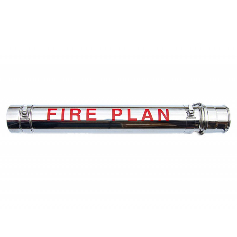 Fire plan container version SuperYacht en inox poli Fire plan container version SuperYacht en inox poli