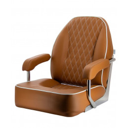Siège  Master skaï marron orangé cognac