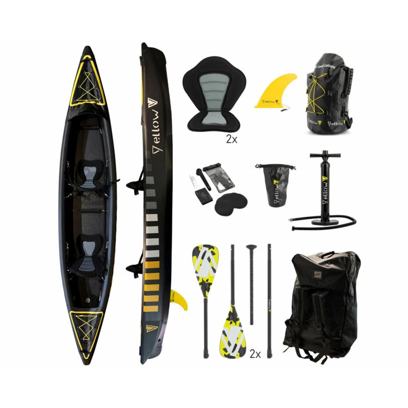 Kayak gonflable BRAZOS 2 noir 2 places Kayak gonflable BRAZOS 2 noir 2 places