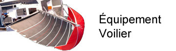 Equipement accastillage de voilier de régates et de croisière